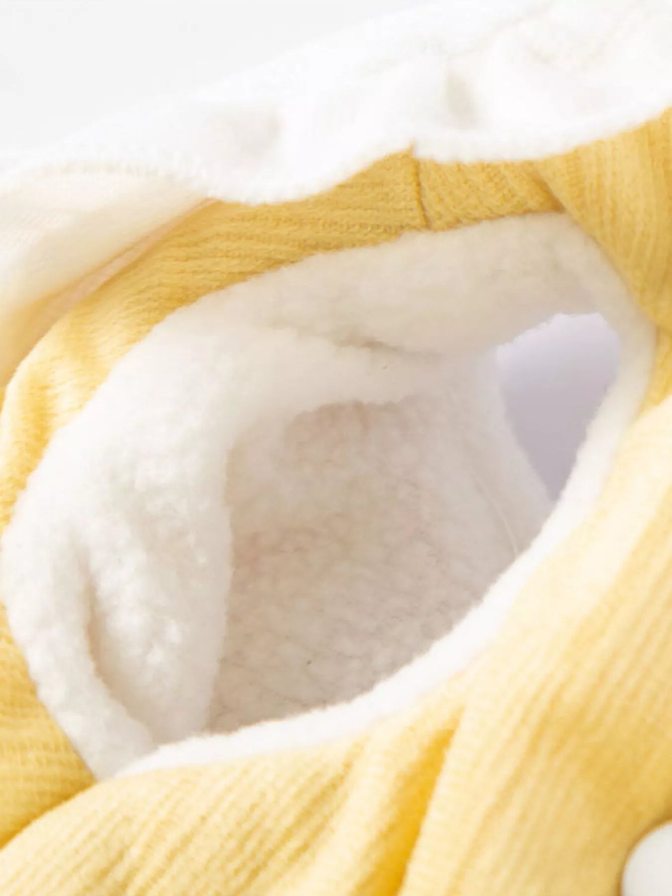 Button-Down Pet Jumpsuit with Ruffle Collar