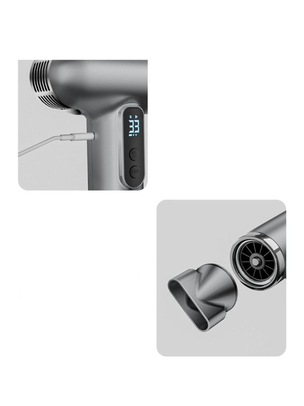 Portable Rechargeable High-Speed Hair Dryer