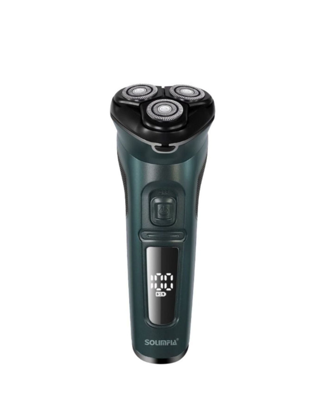 Rechargeable Rotary Electric Shaver with LED Display