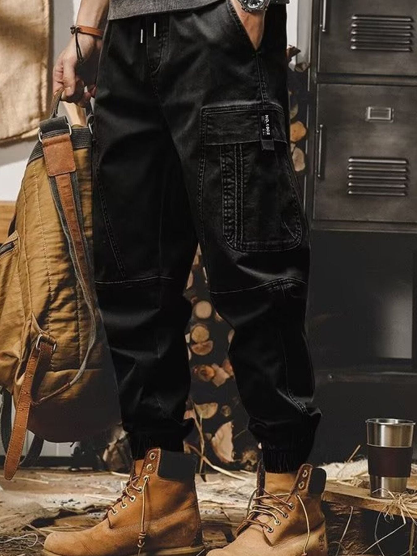 Men's Plus Size Relaxed Fit Cargo Pants