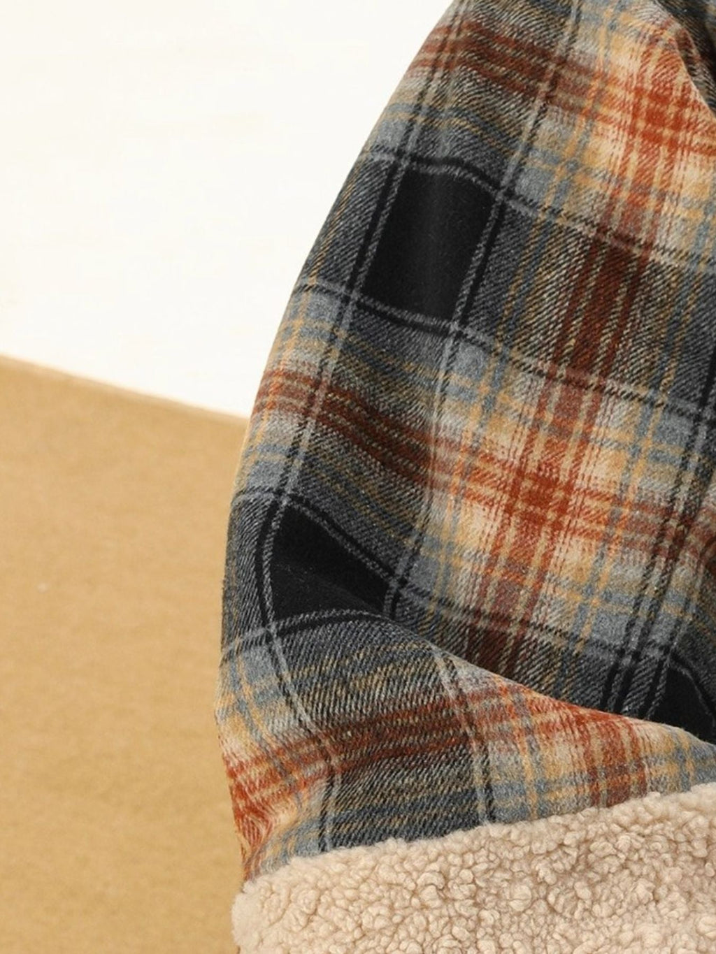 Men's Plus Size Plaid Wide Leg Pants
