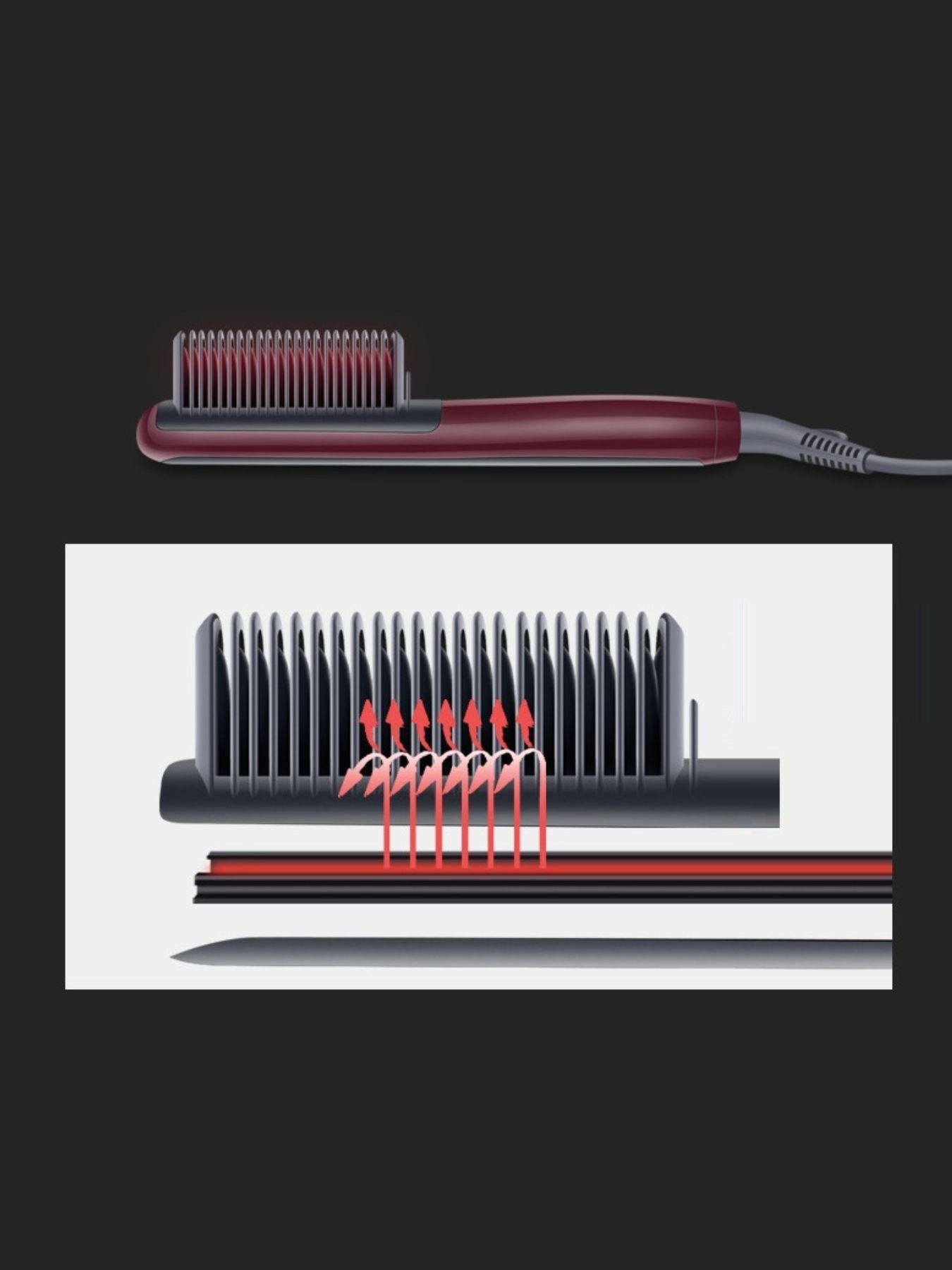 Heated Straightening Comb
