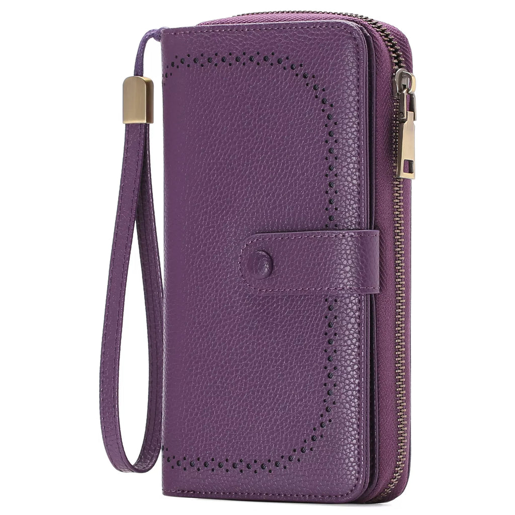 Leather Long Wallet
