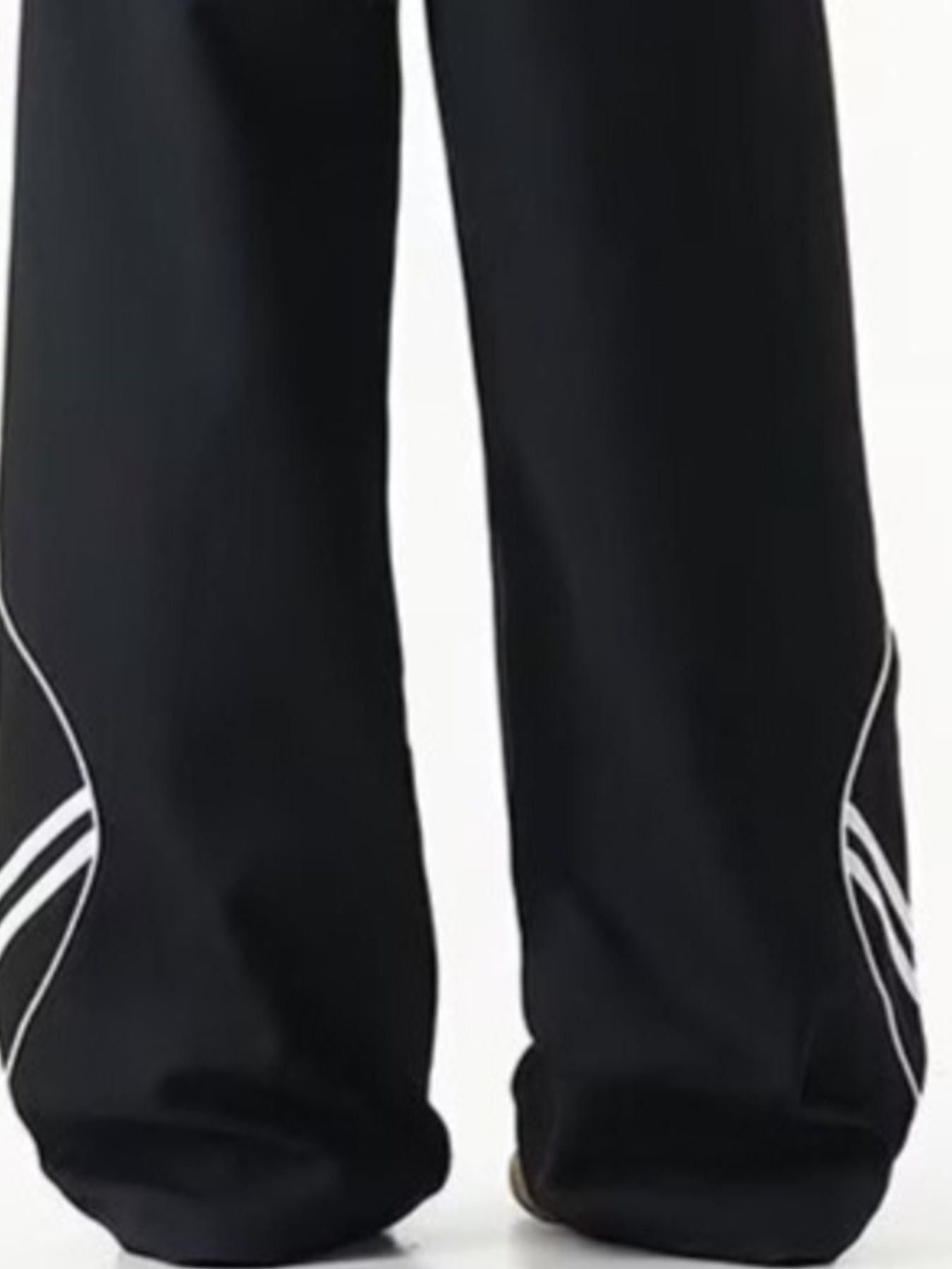 Men's Plus Size Striped Wide Leg Pants