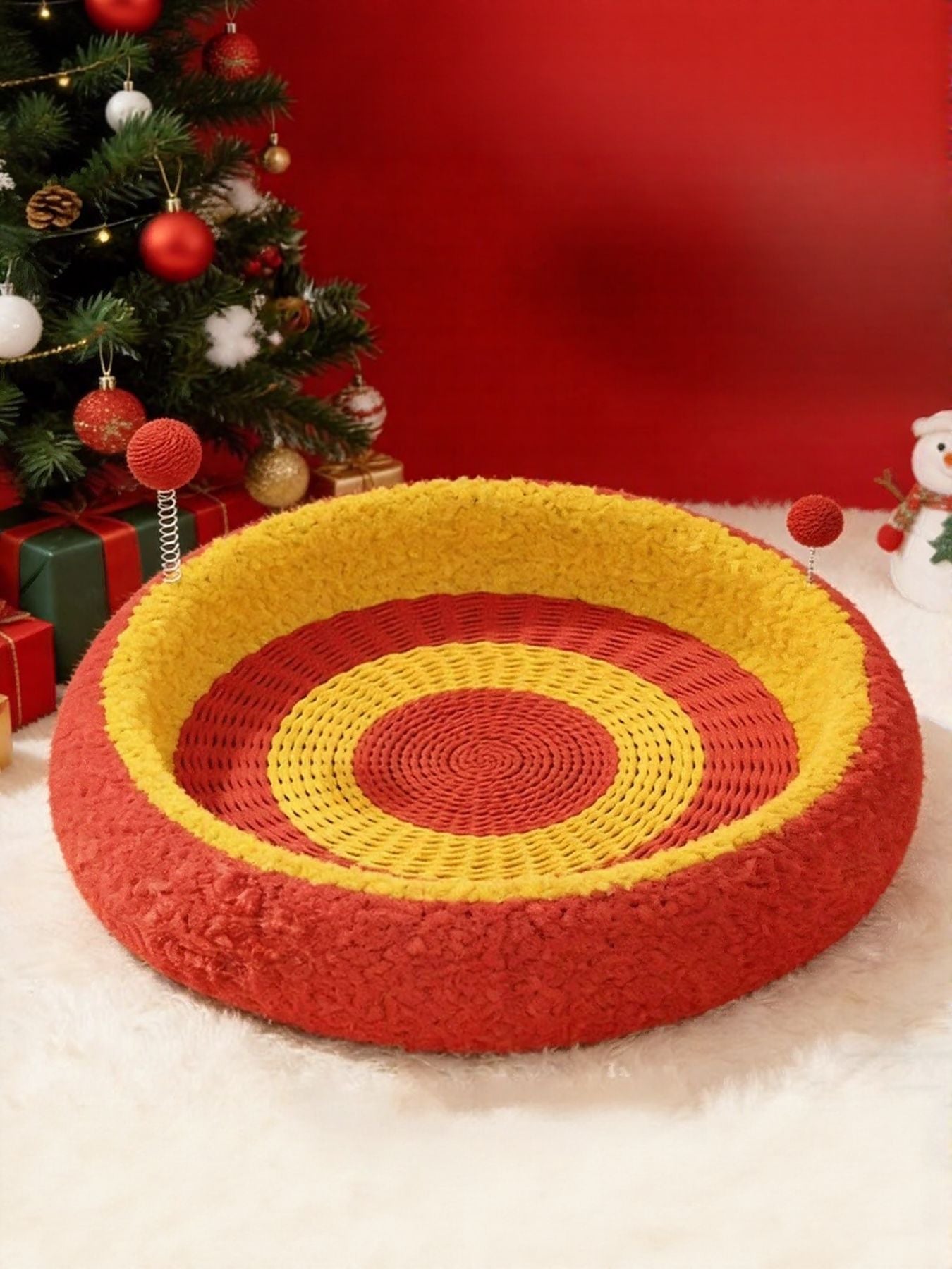 Oval Cat Scratching Bed