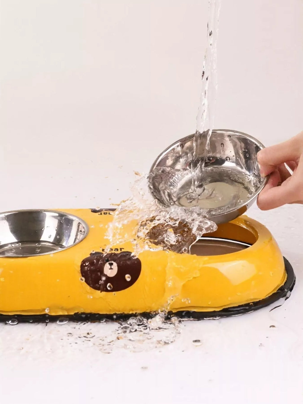 Cartoon Double Pet Bowls