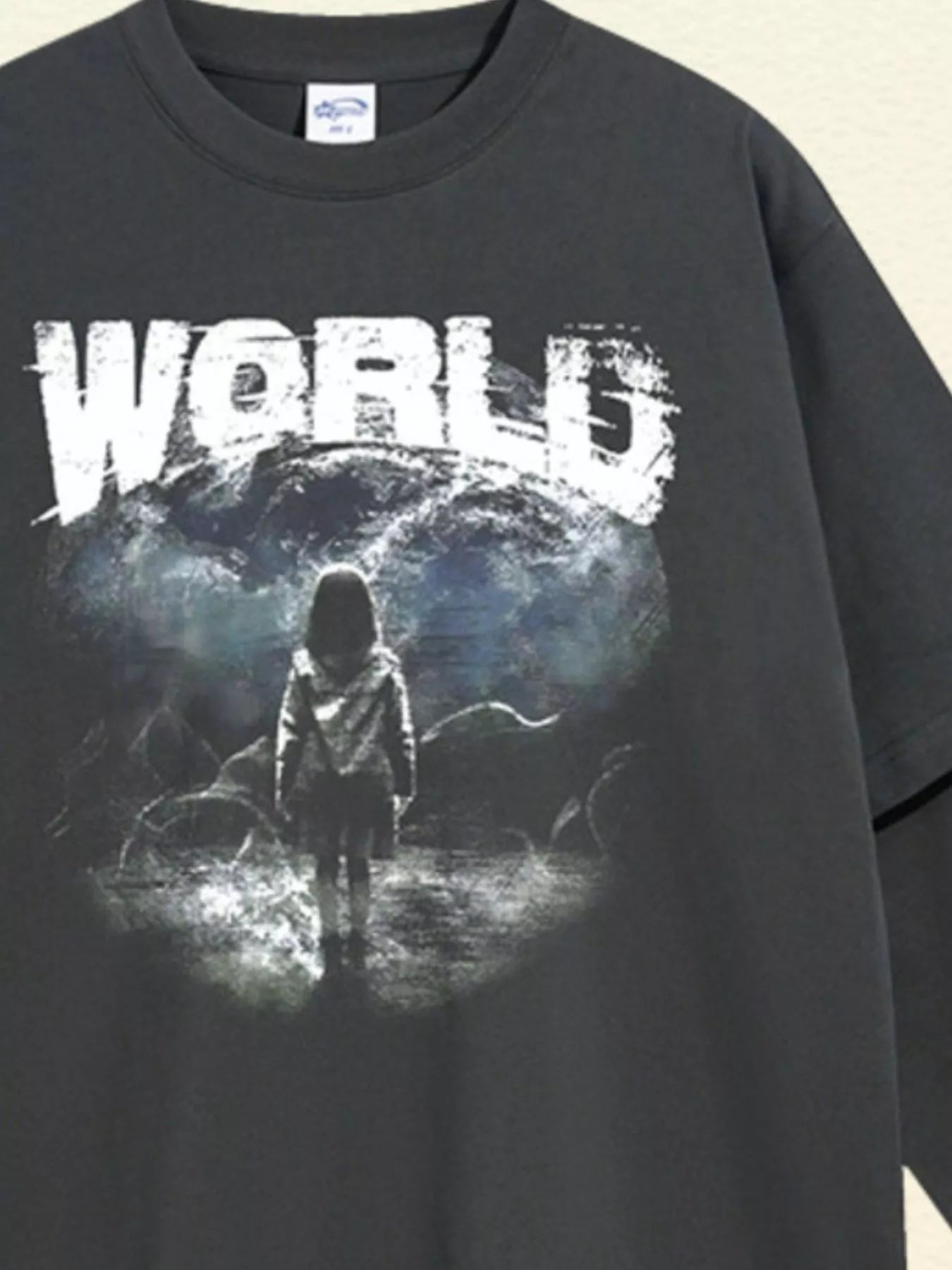 Men's World Graphic Long Sleeve T-Shirt