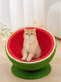 Watermelon Shaped Cat Scratching Post Nest