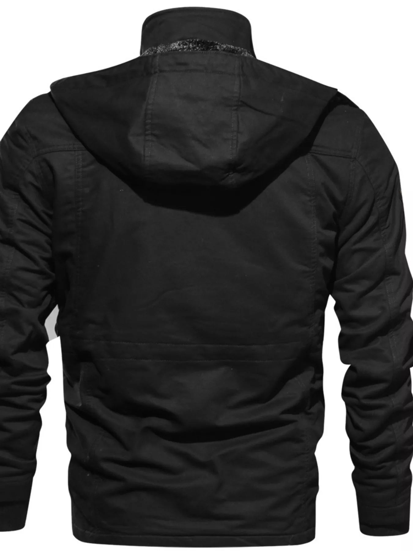 Men's Plus Size Fleece Lined Zip Up Jacket