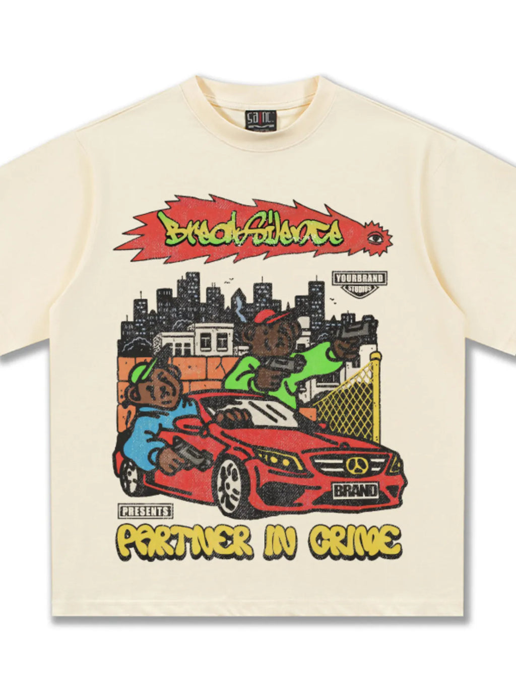 Men's Graphic Crew Neck T-Shirt