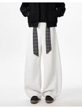Men's Plus Size Wide Leg Pants