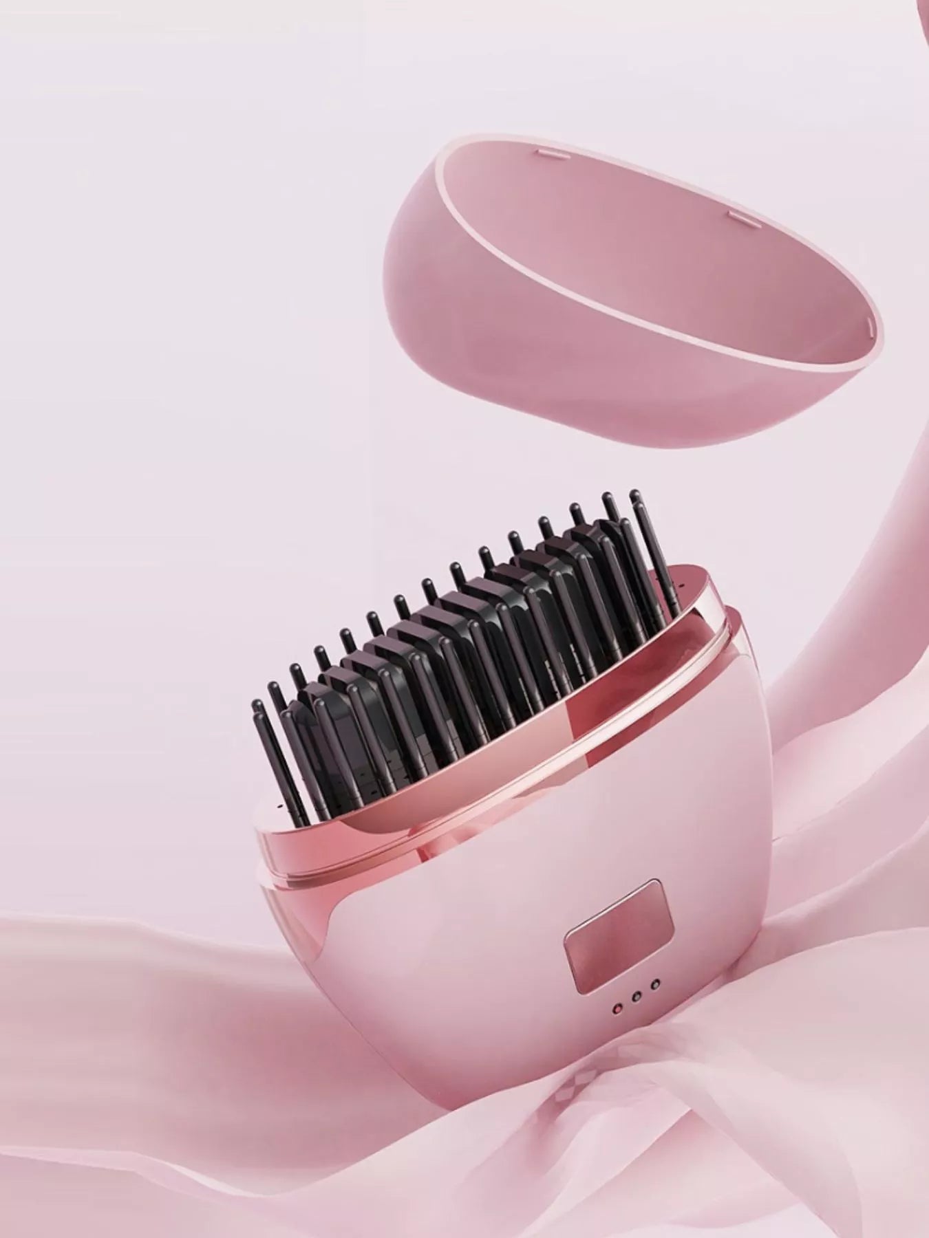 Portable Heated Hair Straightening Comb