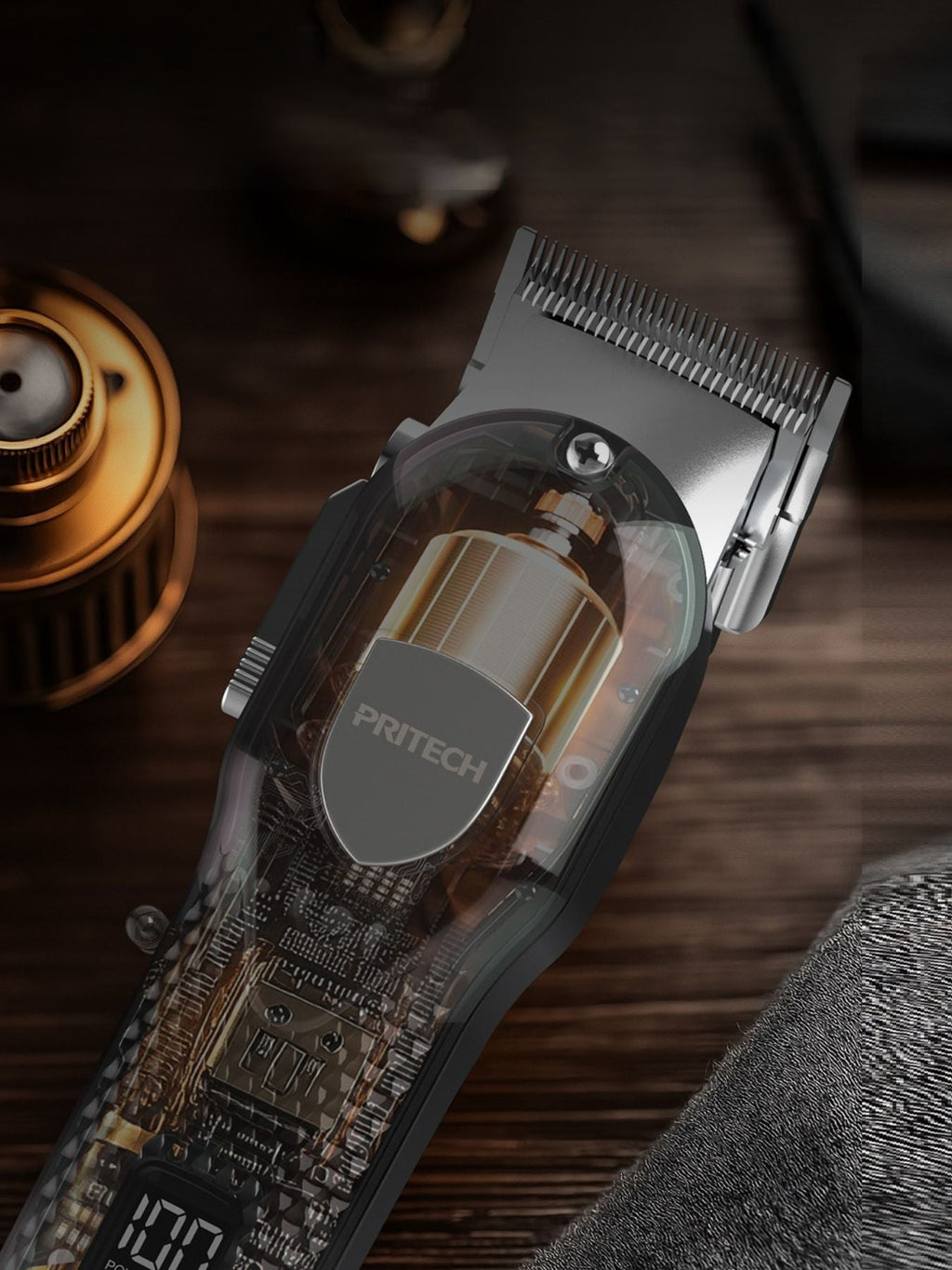 Cordless Hair Clipper with LED Display
