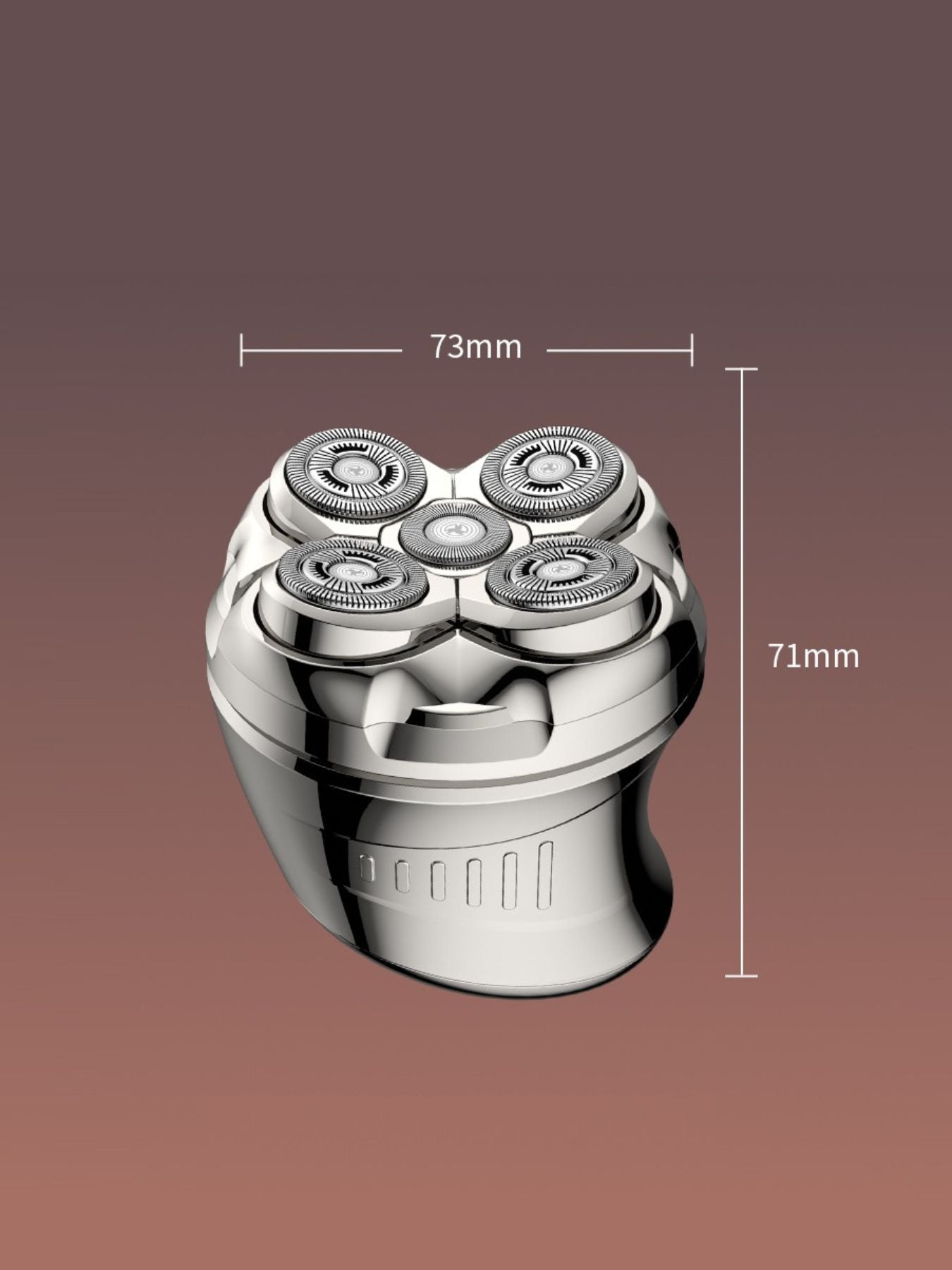 Rechargeable 5-Head Rotary Shaver