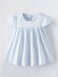 Children's Gingham Cap Sleeve Dress