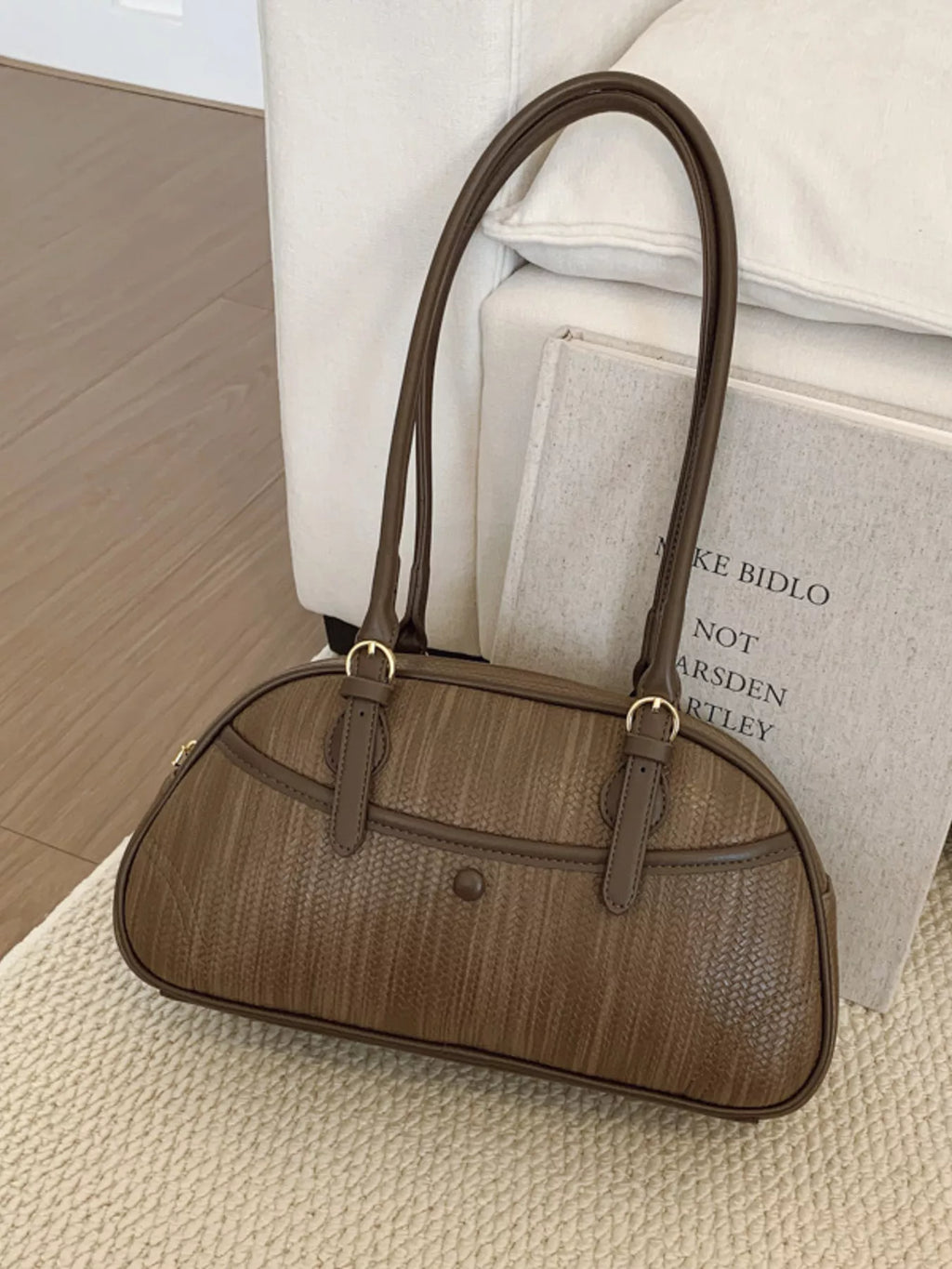 Vintage Buckle Shoulder Bag