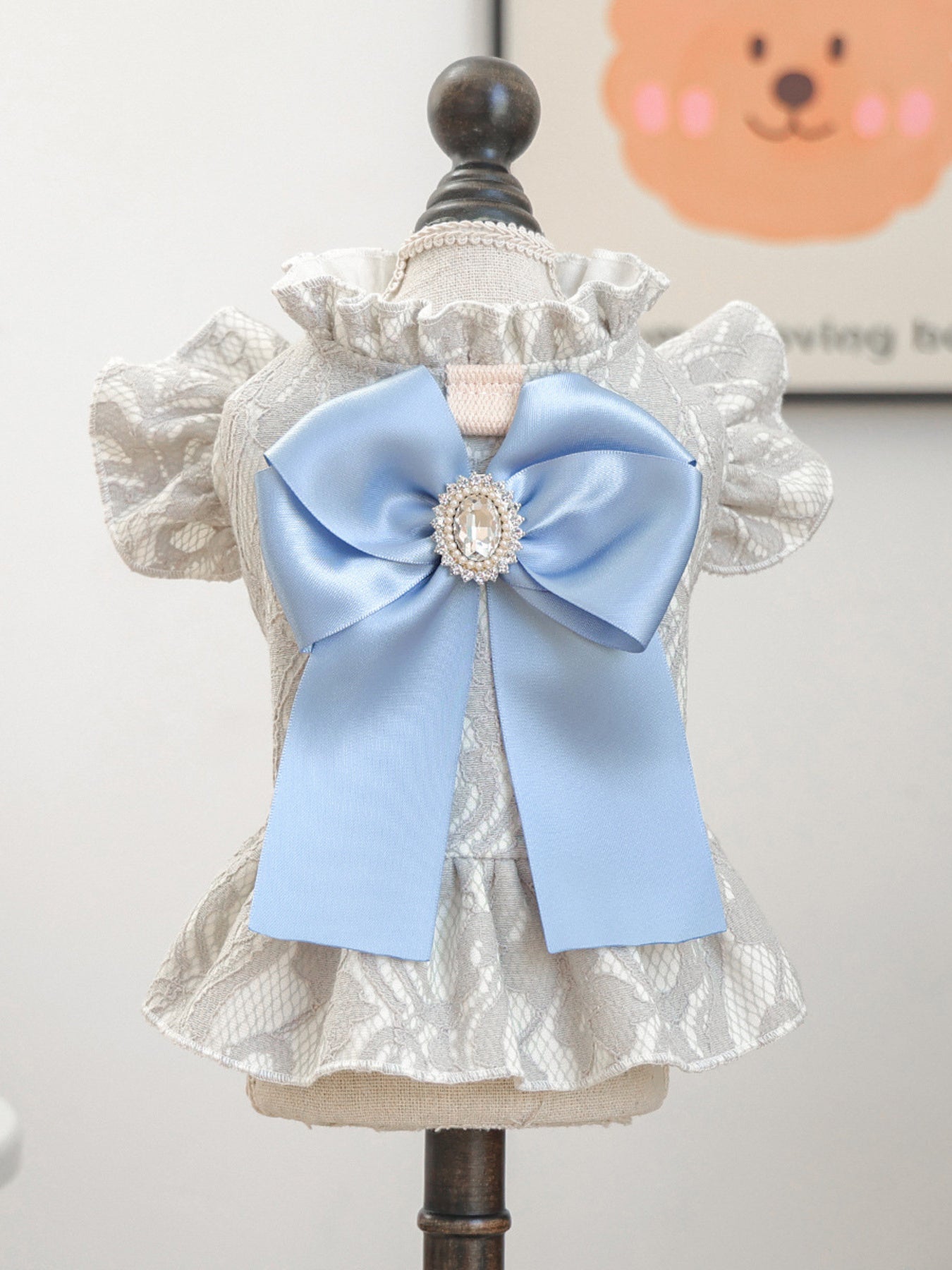 Ruffled Pet Dress with Bow