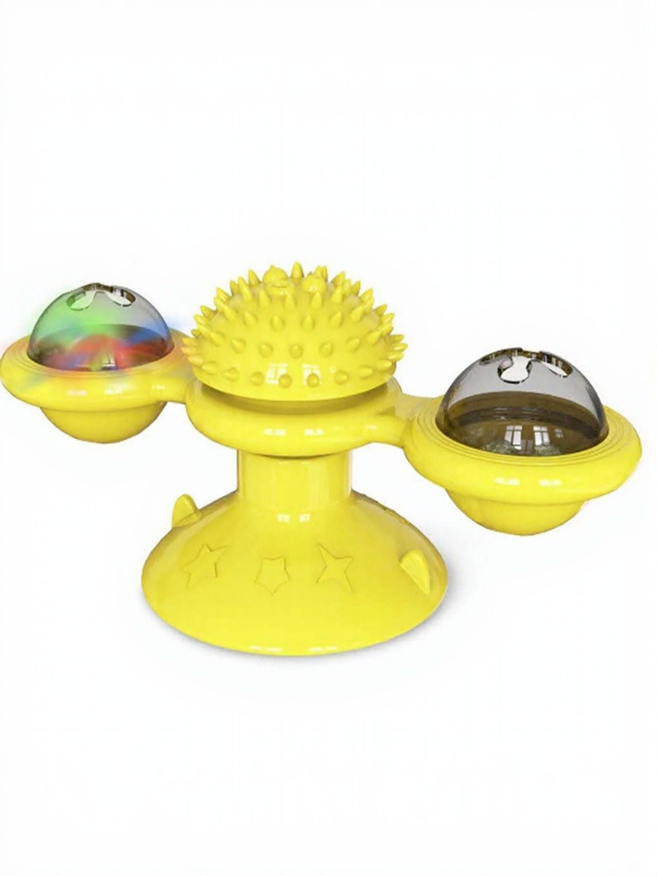 Interactive Rotating Cat Toy Set with Suction Cup