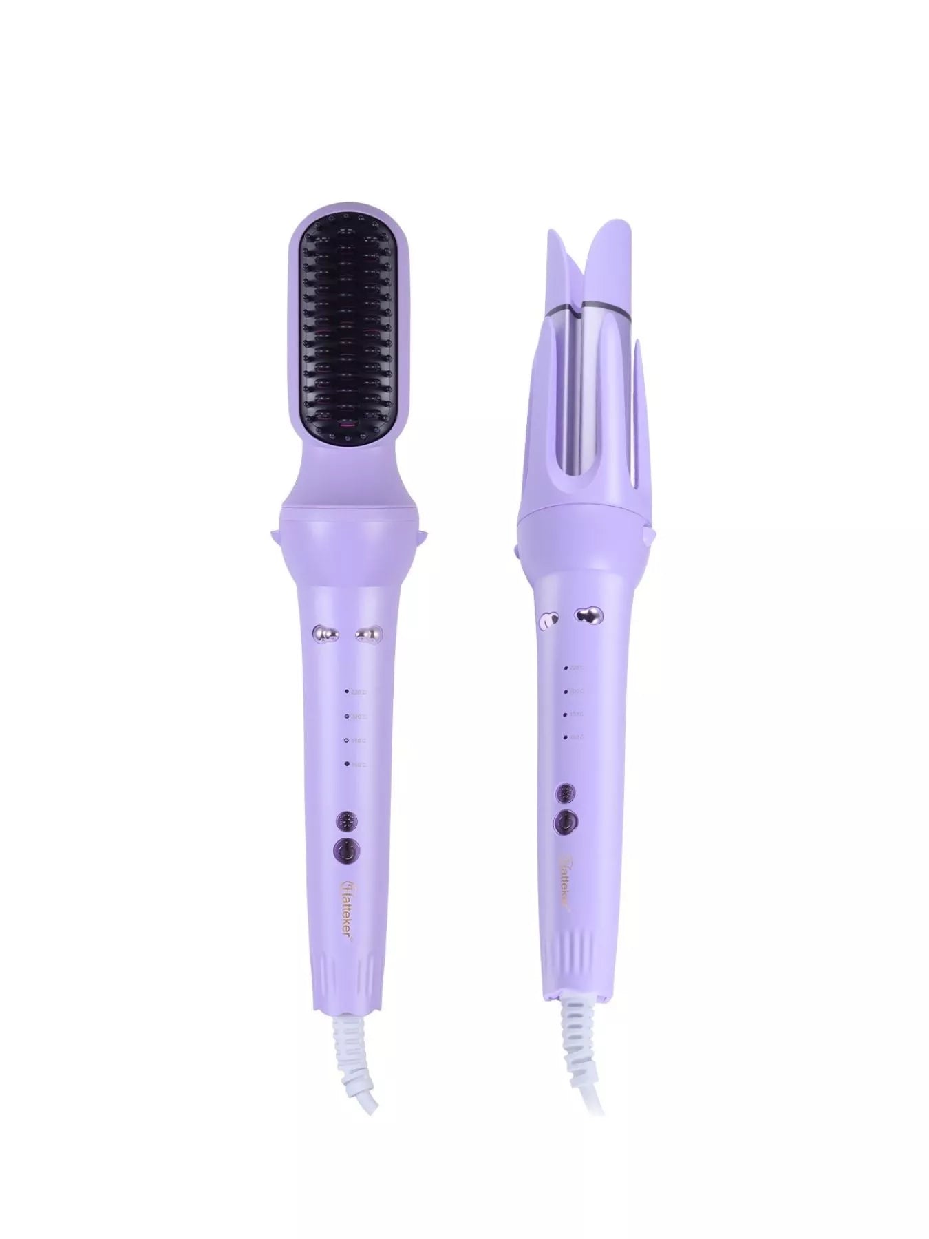 2-in-1 Automatic Rotating Ceramic Curling Iron