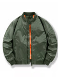 Men's Plus Size Casual Lightweight Bomber Jacket