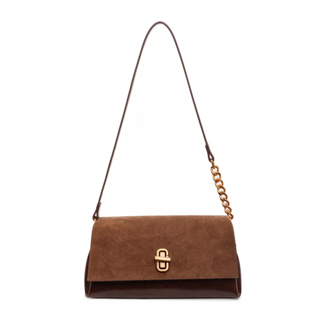 Chain Strap Flap Shoulder Bag