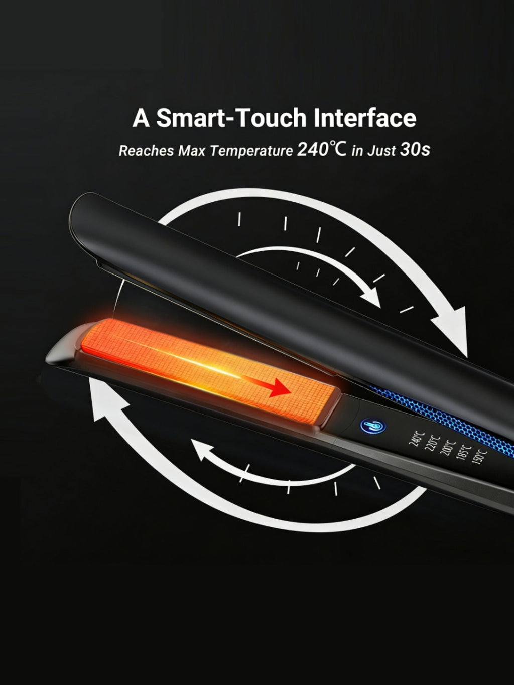 Adjustable Temperature Hair Straightener