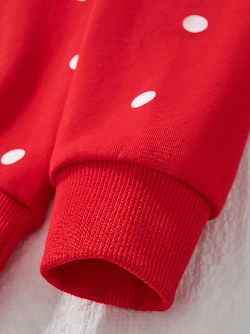 Children's Cute Bunny Polka Dot Sweatshirt