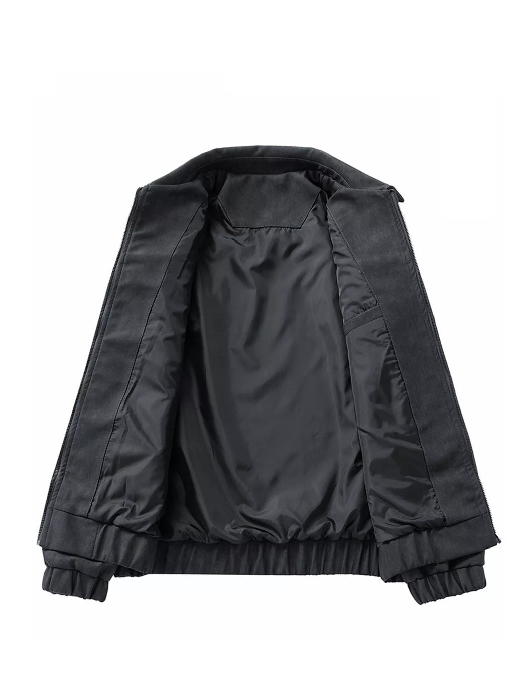 Men's Plus Size Casual Zip Up Jacket