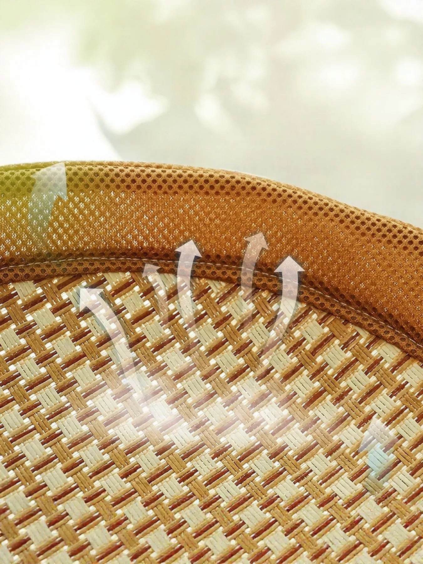 Round Woven Elevated Pet Bed