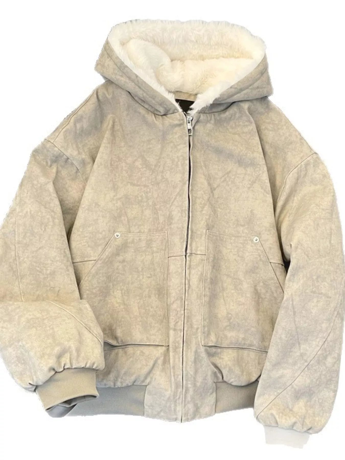 Men's Cozy Sherpa Lined Hooded Jacket