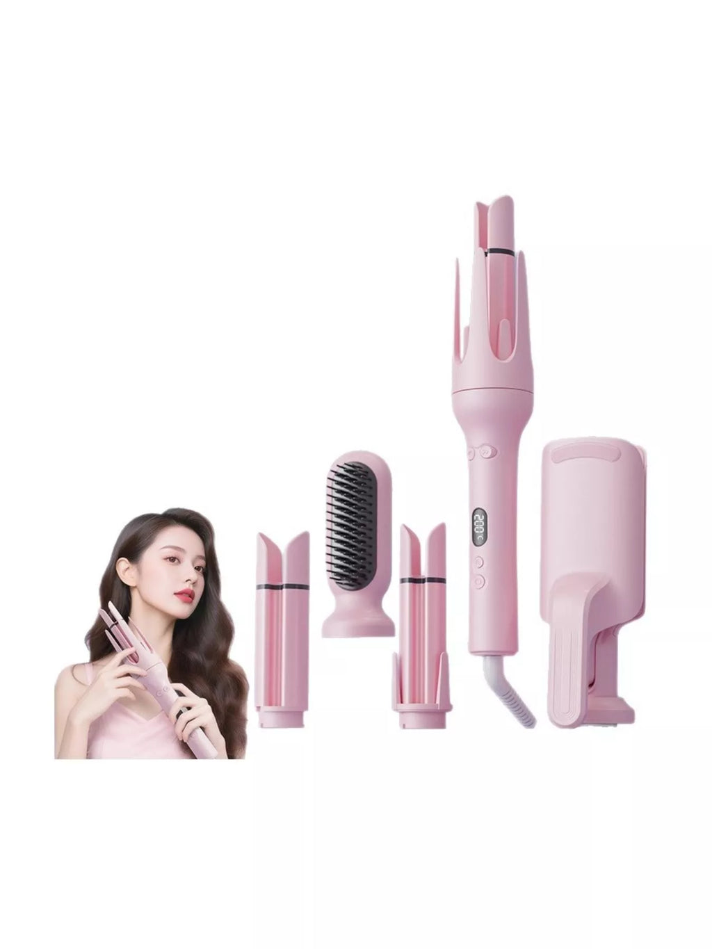 Automatic Rotating Ceramic Hair Curling Iron