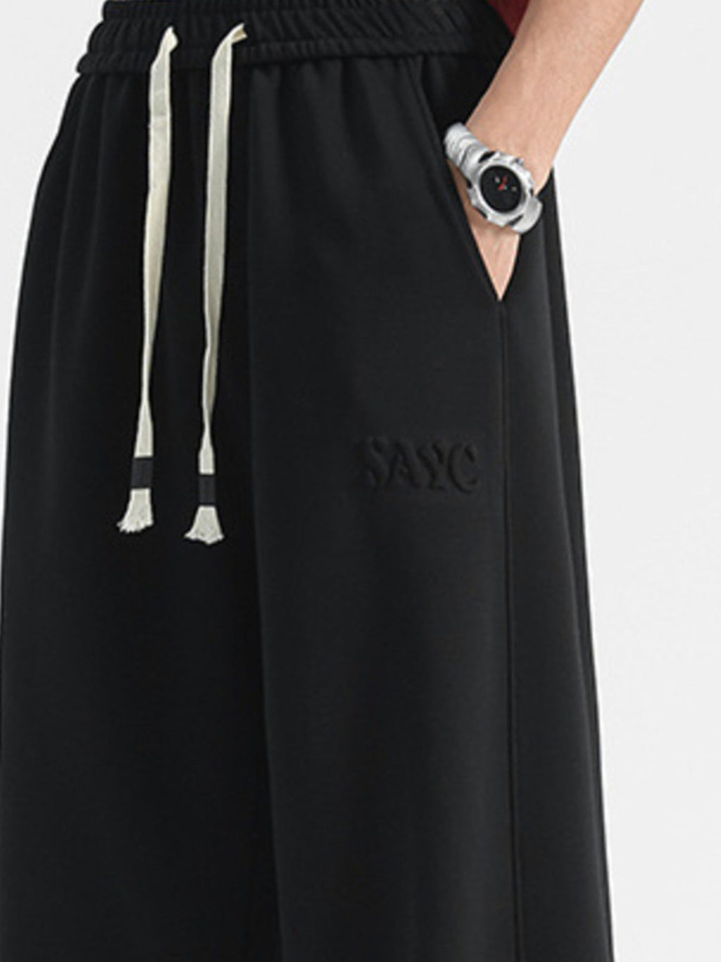 Men's Plus Size Loose-Fit Casual Drawstring Pants