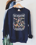 Big Meadows Shenandoah National Park Adventure Trails Map And Skyline Vista Edition Sweatshirt