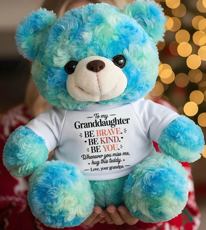 TO MY GRANDDAUGHTER - TEDDY BEAR, A BIG HUG FROM GRANDPA - NGHL00