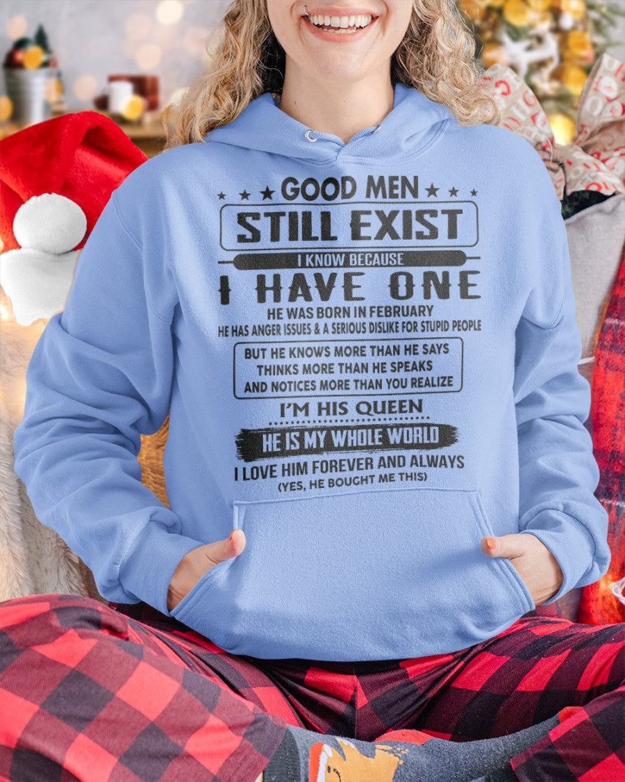 February - Good men Still Exist - gift for your girlfriend, wife from Husband - NGHL02 (SKU-GM-02)
