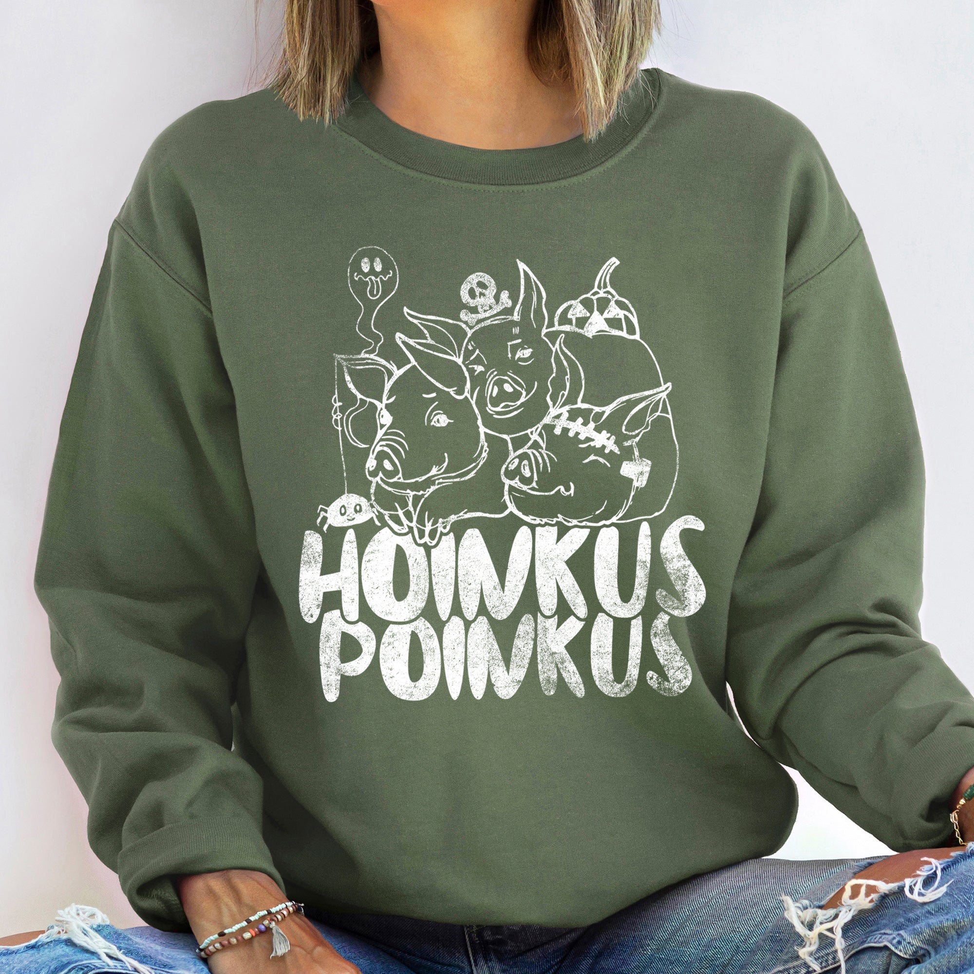 Hoinkus Poinkus Vintage Halloween Spooky Retro Collector's Sweatshirt Cozy Fleece Edition