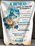 MANTA PARA HIJO – REGALO DE COMODIDAD Y CALOR DE MAMÁ Manta acolchada de forro polar Sherpa NTTDsp