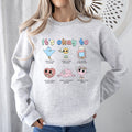 It's Ok To Retro Positivity Kindness Mental Health Awareness Uplifting Graphic Sweatshirt