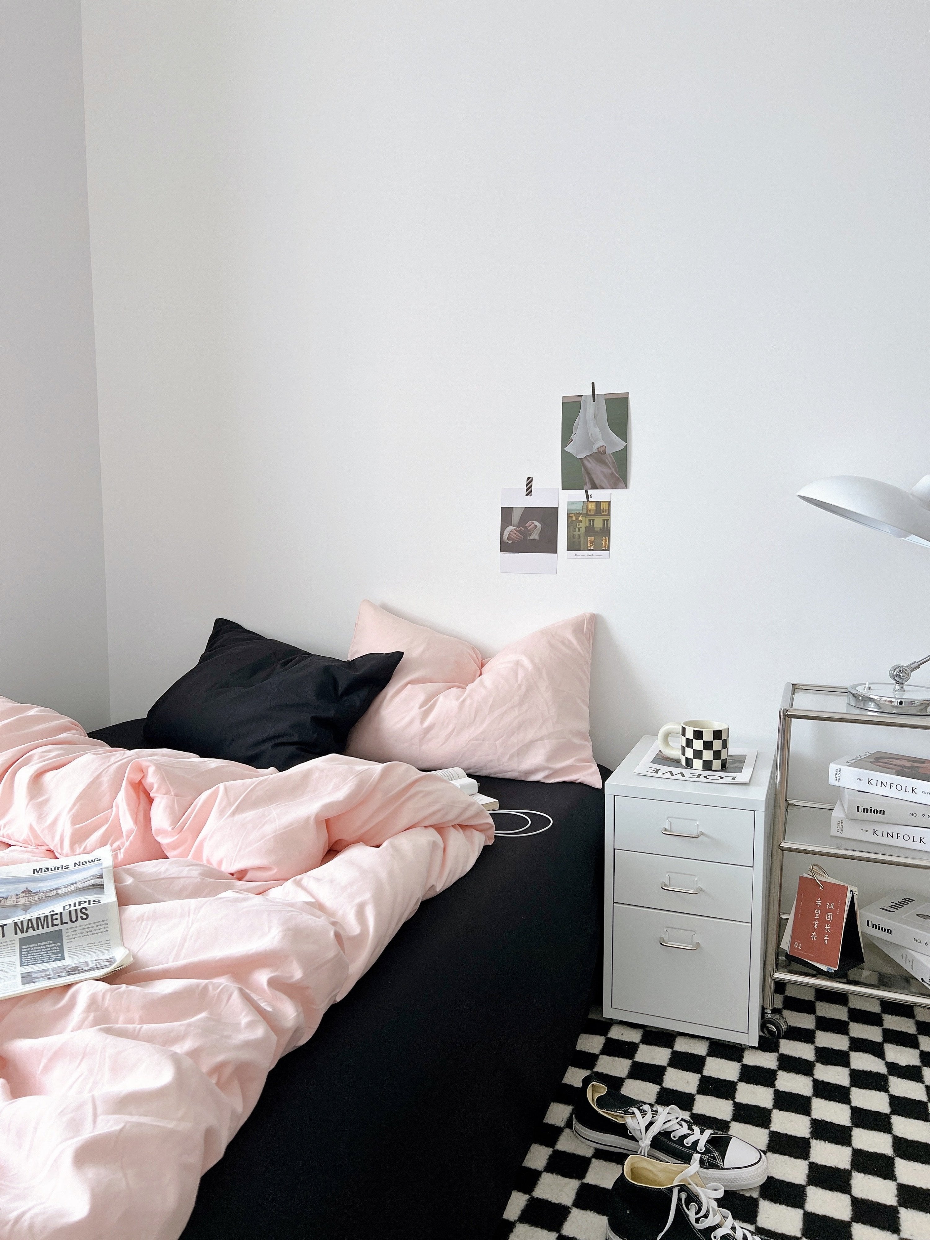 Mixed Color Bedding Set / Barbie Pink + Pastel Pink