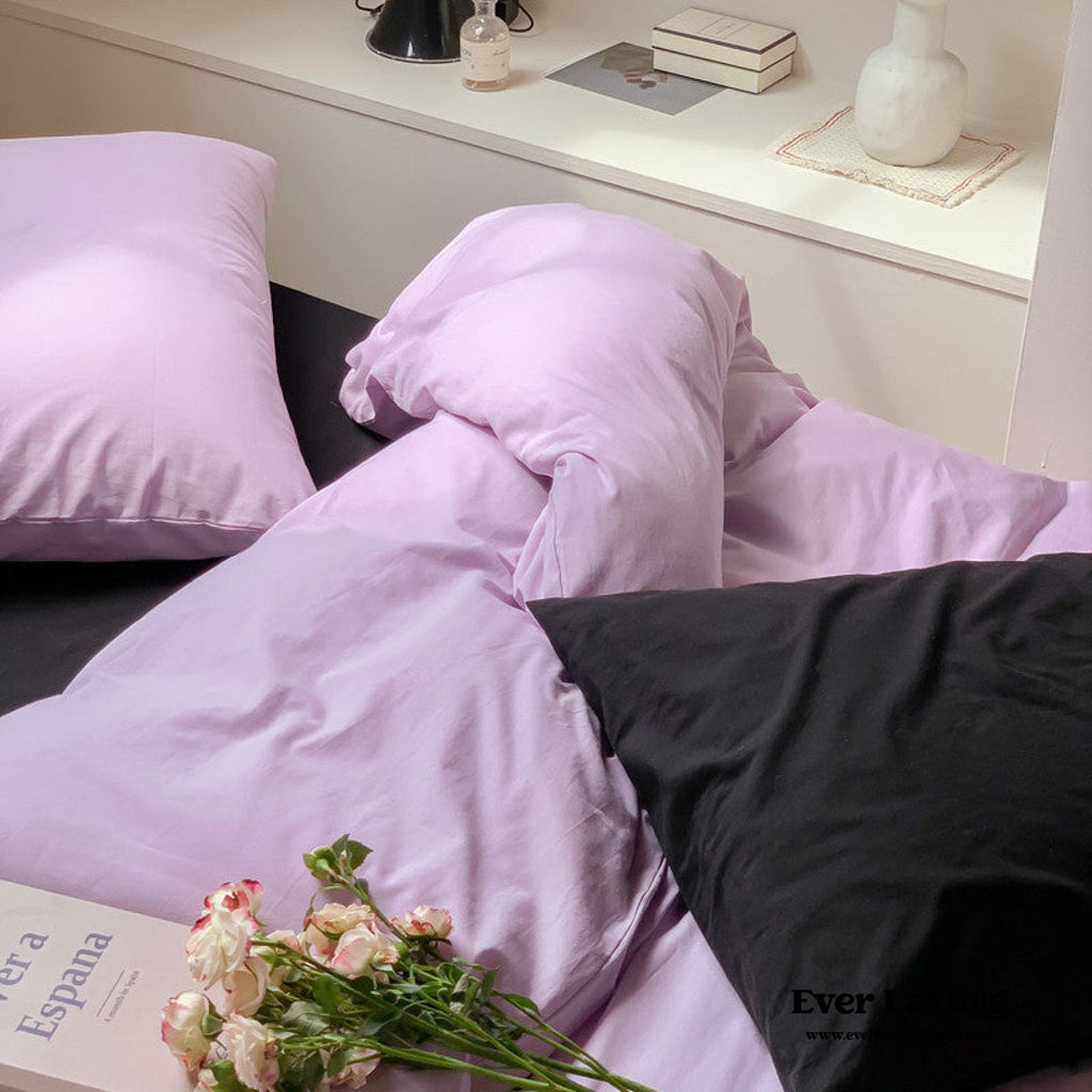 Mixed Color Maximalist Bedding Set / Green + Pink