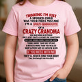 OCTOBER - I'M A SPOILED GRANDDAUGHTER OF A CRAZY GRANDMA - From Grandma - NGHL10 (SKU-GMD1-NTT10)