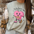 Only Heart Eyes For You Pink Heart Bougie Boojee Valentines Day Romance Edition Comfort Colors Tee
