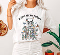 Plants Are My Therapy Comfort Colors Tee For Plant Lovers And Nature Enthusiasts