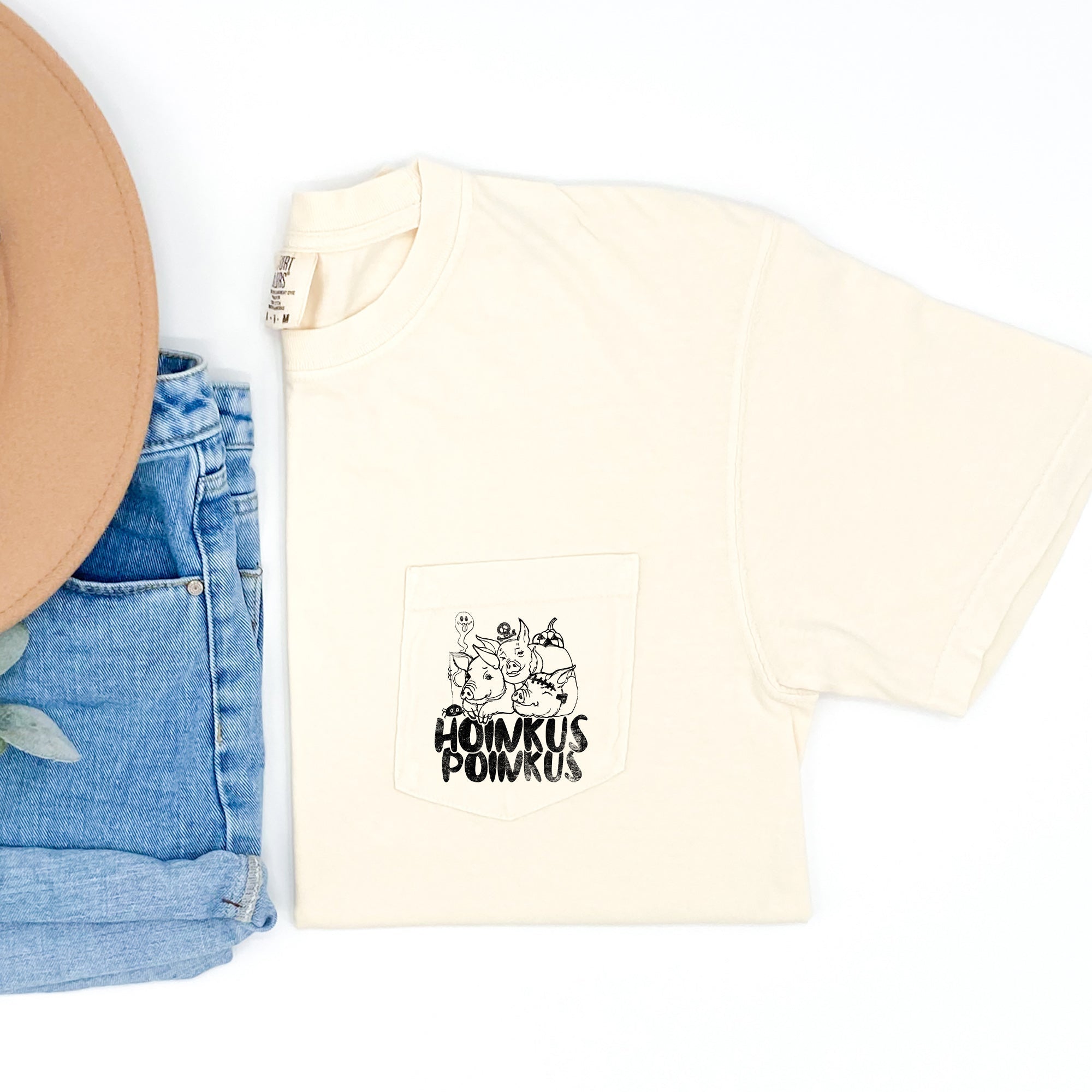 Hoinkus Poinkus Halloween Pocket Comfort Colors Tee