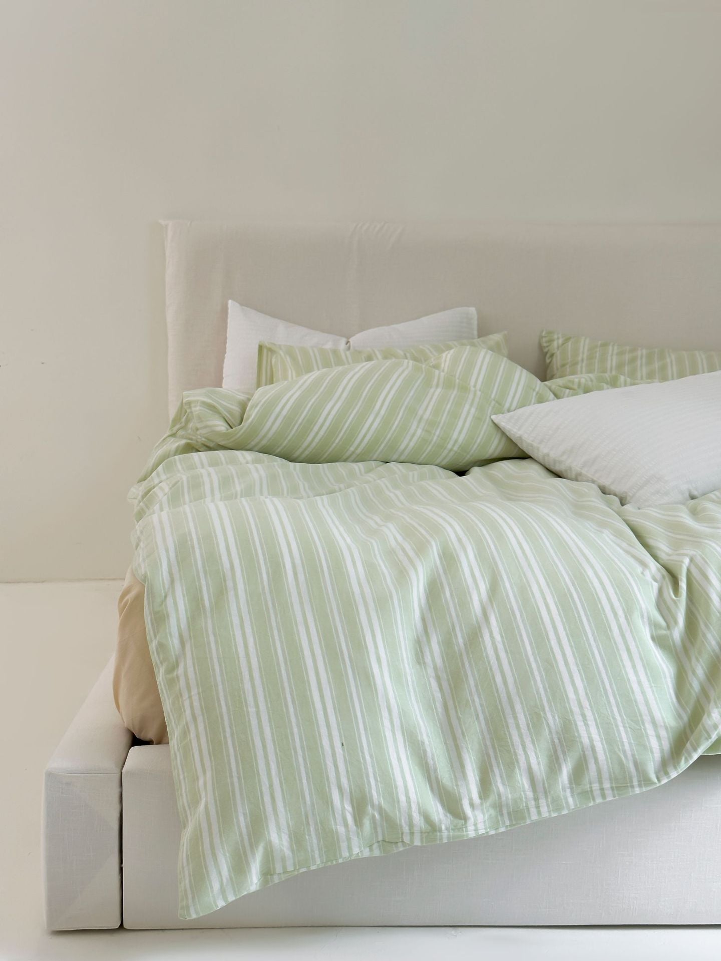 Refreshing Stripe Bedding Set / Yellow