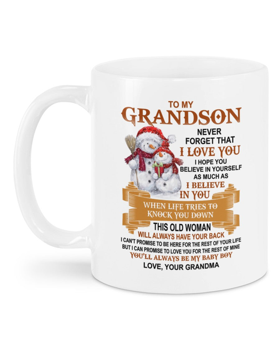 TO GRANDSON MUG 01 - GIFT FROM GRANDMA - NTTD00