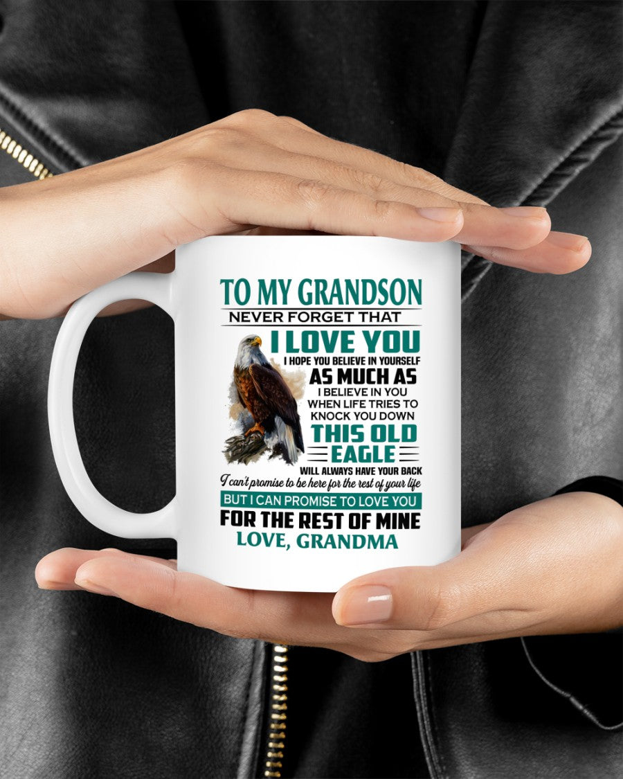 TO GRANDSON MUG 02 - GIFT FROM GRANDMA - NGHL00
