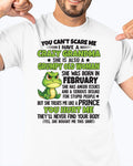 FEBRUARY - YOU CAN'T SCARE ME - FOR GRANDSON - GIFT FROM GRANDMA - NGHL02 (SKU09-85-02)