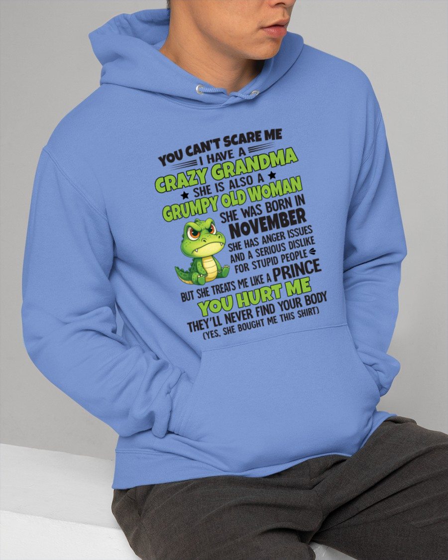 NOVEMBER - YOU CAN'T SCARE ME - FOR GRANDSON - GIFT FROM GRANDMA - NGHL11 (SKU09-85-11)