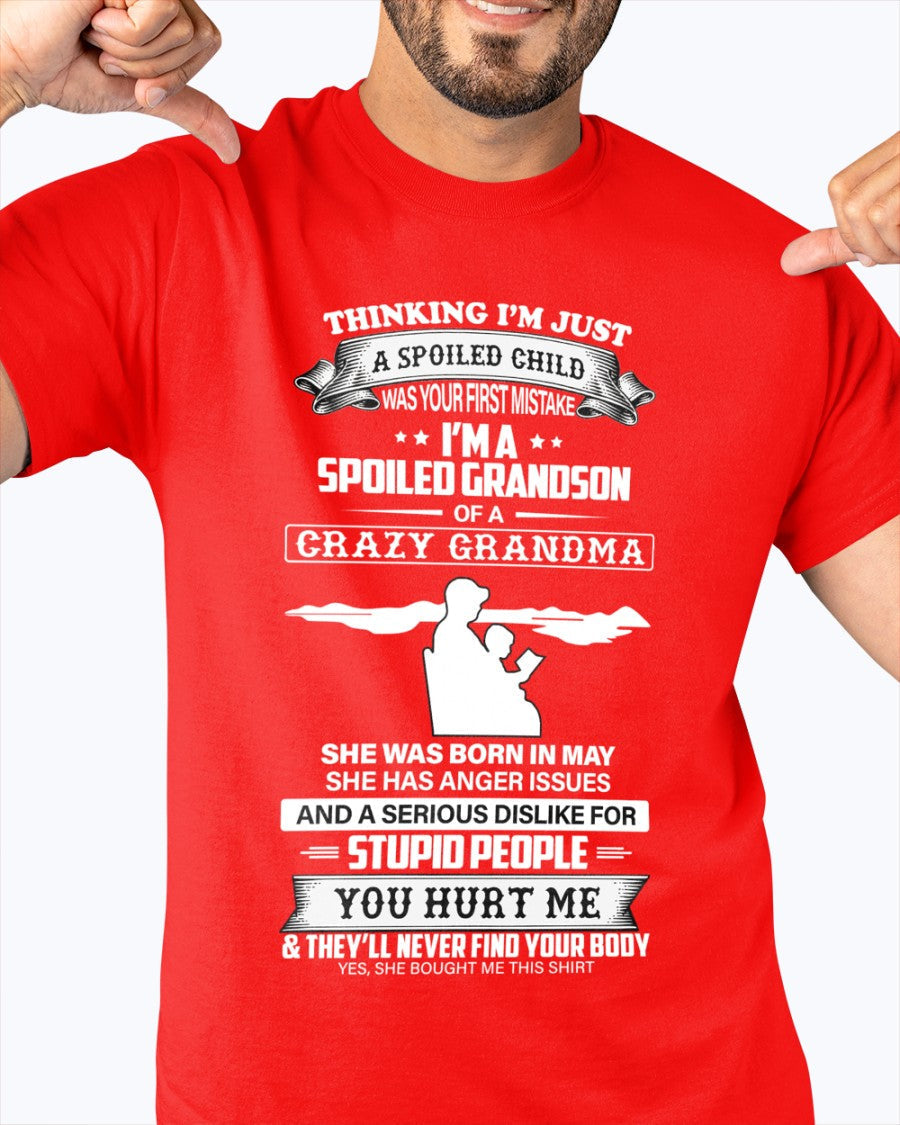 Spoiled by Grandma Shirt May Edition – From Grandma to Grandson NGHL05 (SKU-GMS2-05)